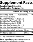 Probiotic 40 Billion with Prebiotics